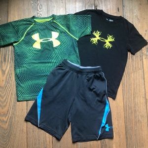 Under Armour Short Sleeve Shirts / shorts Bundle